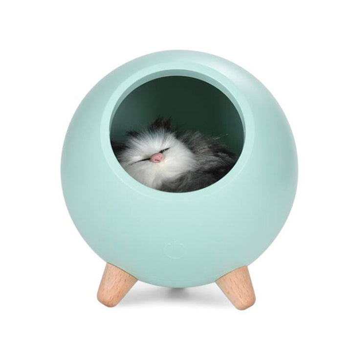 Kat kabellose Kinder Nachttischlampe - Wiederaufladbares süßes Design | Karnz