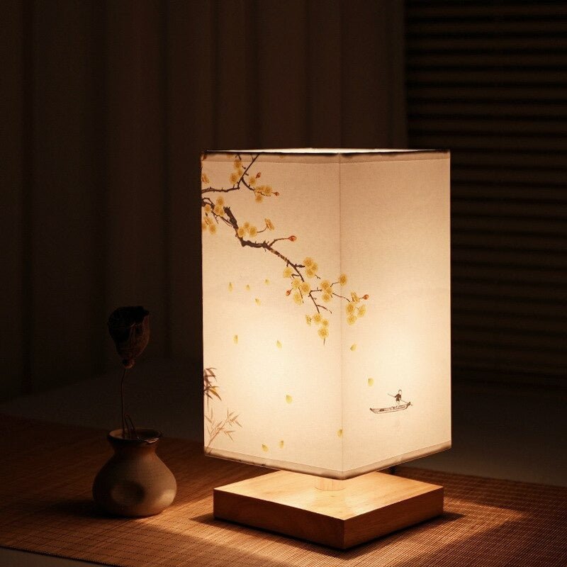 Japanisch-skandinavische Tischlampe - HikariGlow | Karnz