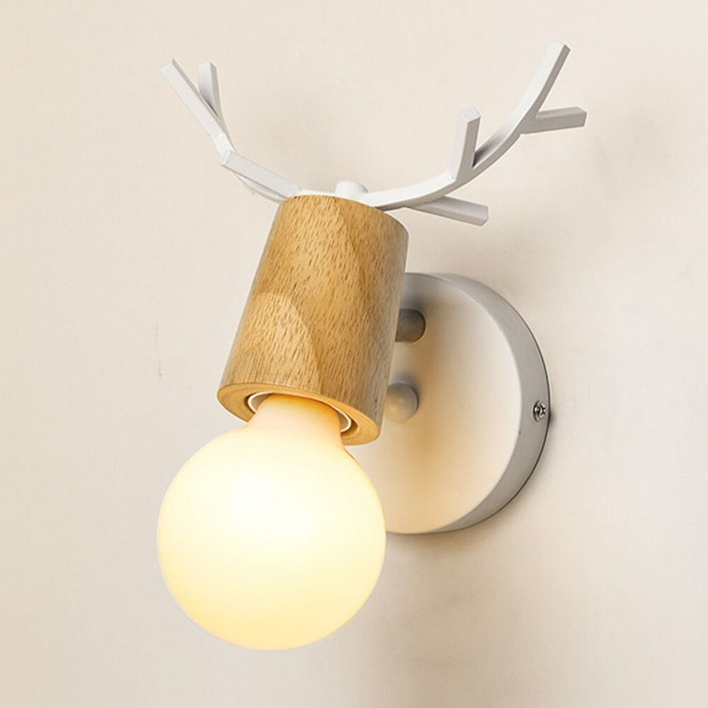Deer Antler Wand Nachttischlampe Wandleuchte im nordischen Stil Design | Karnz