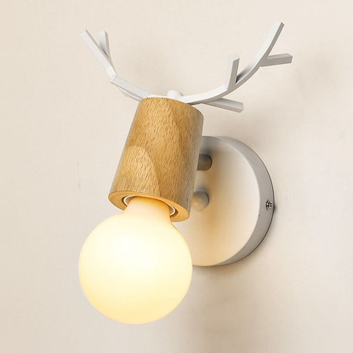 Deer Antler Wand Nachttischlampe Wandleuchte im nordischen Stil Design | Karnz