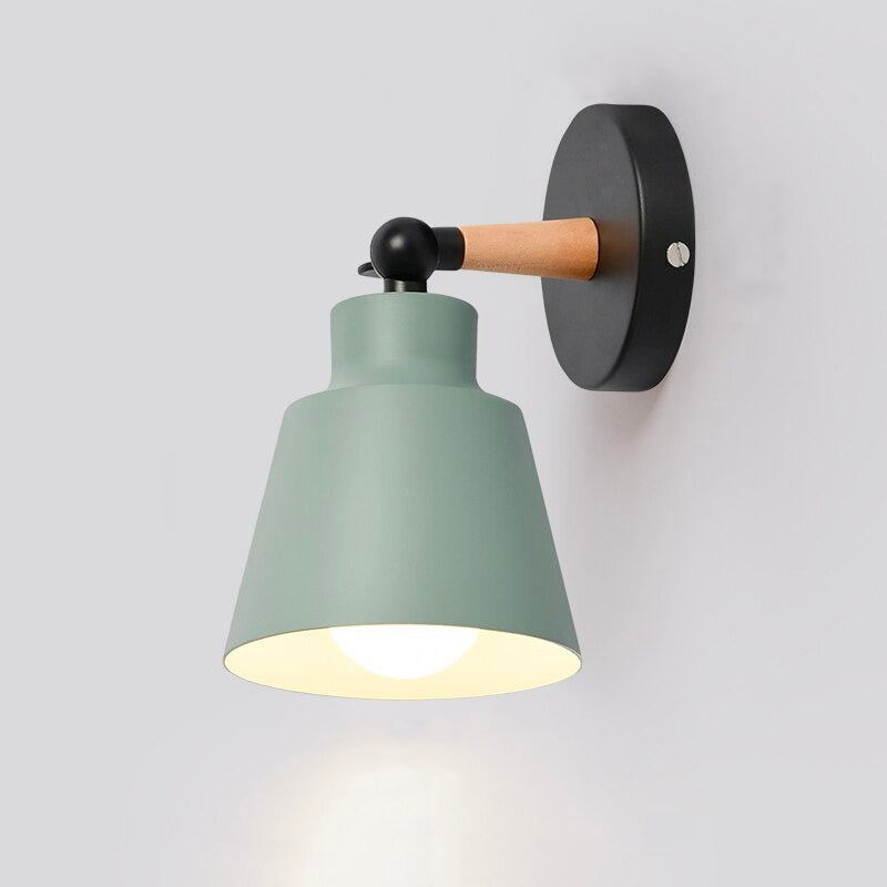 Skandinavische Metall Wand Nachttischlampe mit Touchsteuerung | Karnz