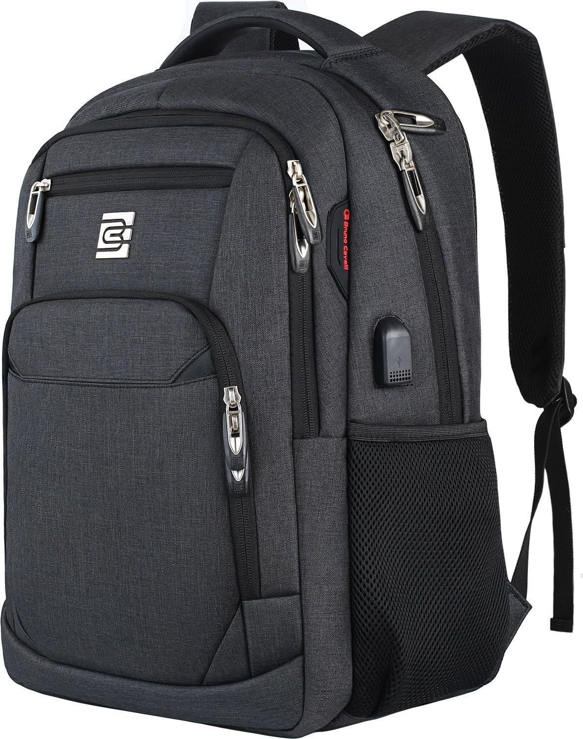 Slim Anti-Diebstahl Laptop Rucksack mit USB-Ladeanschluss | Karnz