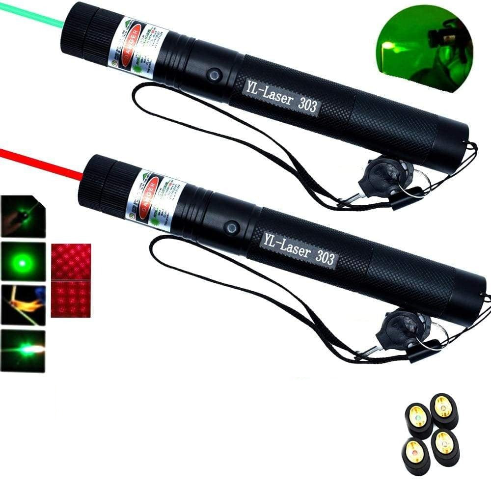 Hochleistungs-Laserpointer 303 | Starker grüner Strahl für große Entfernungen