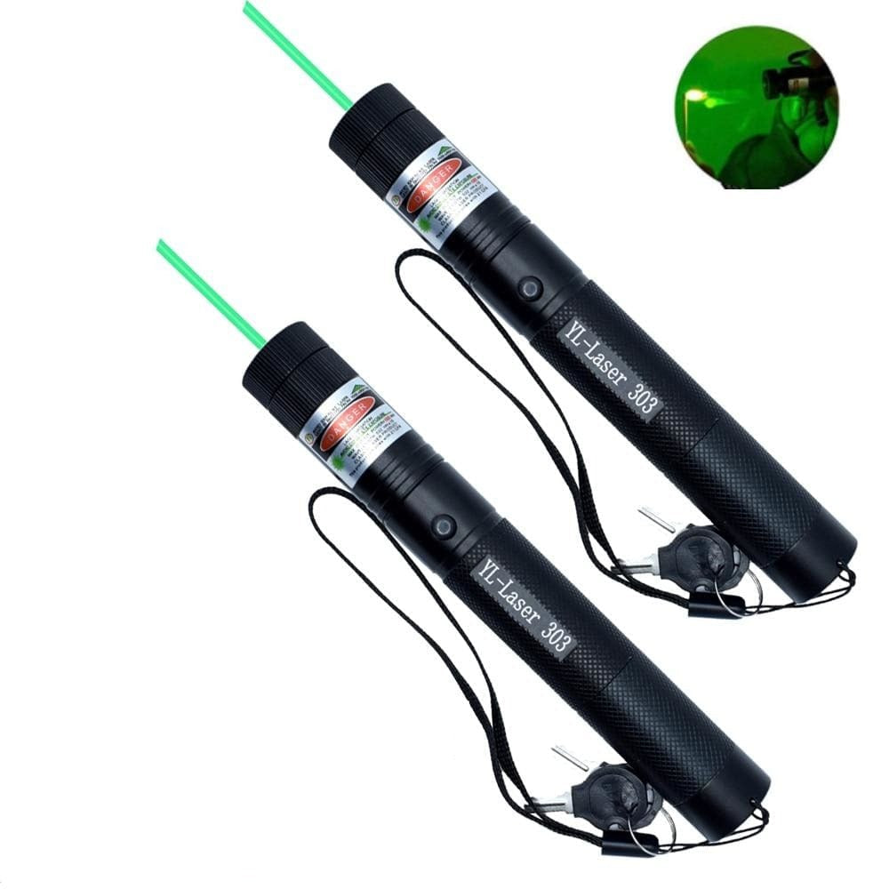 Hochleistungs-Laserpointer 303 | Starker grüner Strahl für große Entfernungen