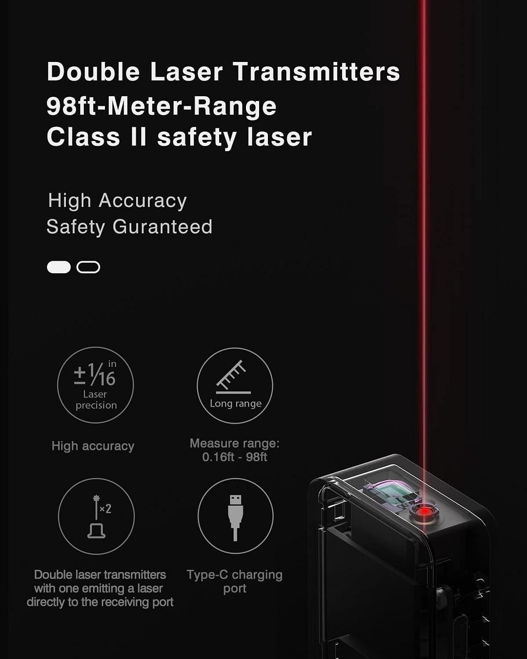 30M Digital Laserbandmaß | Karnz