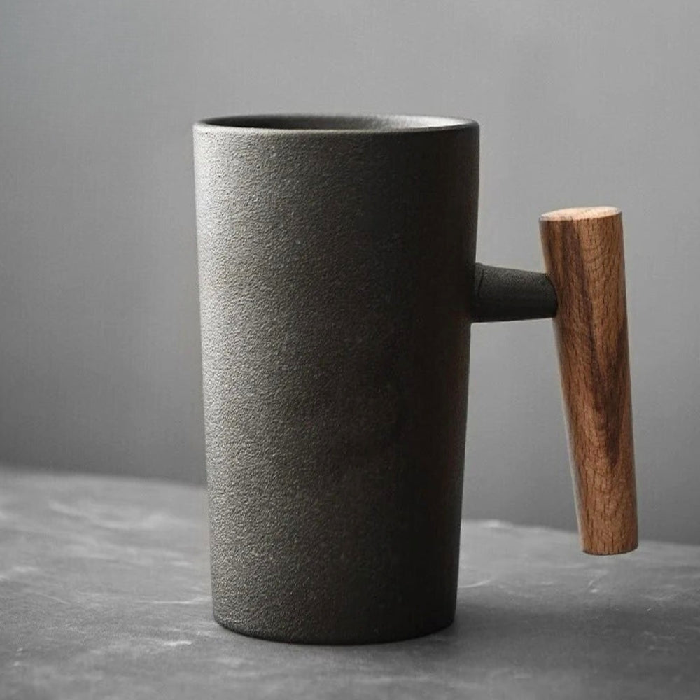 LATTECRAFT – Nordic Earth Latte Cups, handgefertigte Keramik-Kaffeebecher mit ergonomischem Griff