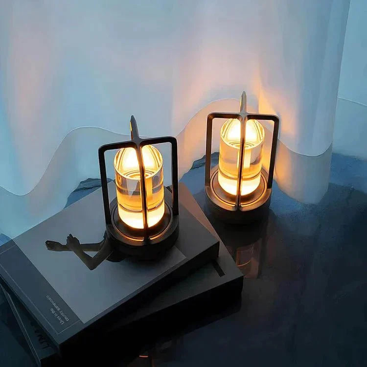Elegante Kristall Tischlampe