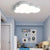 LED-Deckenleuchte im Wolken-Design fürs Kinderzimmer
