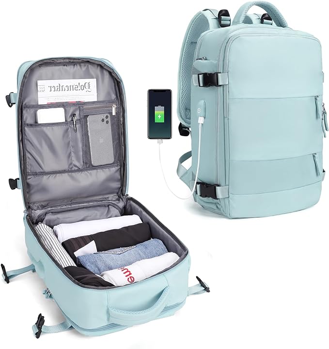 Karnz | Robuster Rucksack für Reisen mit USB-Ladeanschluss