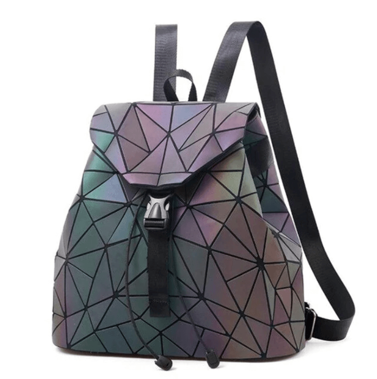 Reflektierender Farbwechselnder Geometrischer Rucksack für Frauen | Karnz