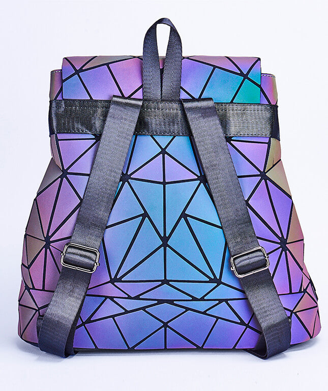 Reflektierender Farbwechselnder Geometrischer Rucksack für Frauen | Karnz