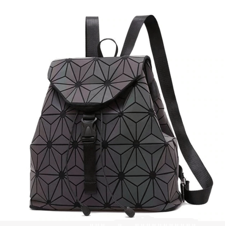 Reflektierender Farbwechselnder Geometrischer Rucksack für Frauen | Karnz