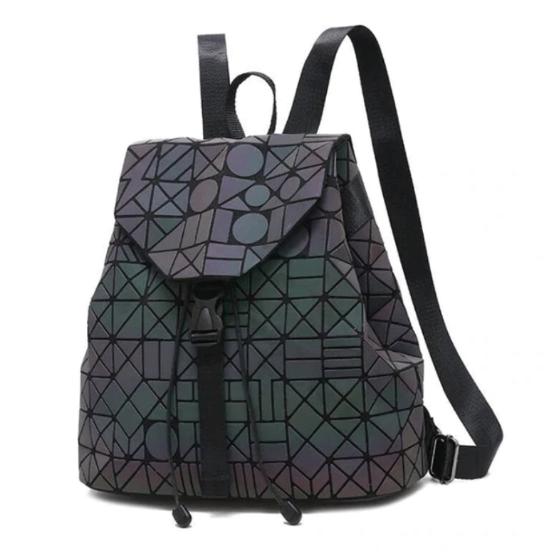 Reflektierender Farbwechselnder Geometrischer Rucksack für Frauen | Karnz
