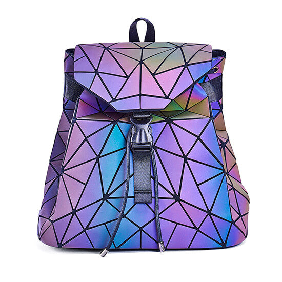 Reflektierender Farbwechselnder Geometrischer Rucksack für Frauen | Karnz