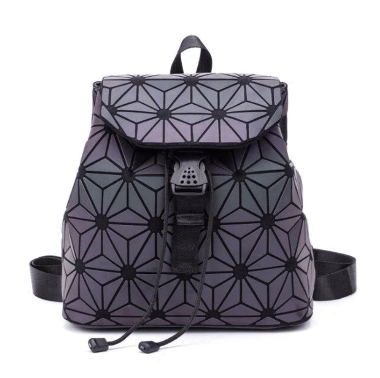 Reflektierender Farbwechselnder Geometrischer Rucksack für Frauen | Karnz