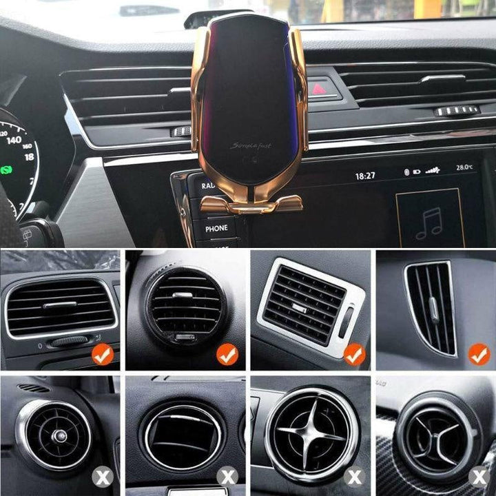 Smart Wireless Automatic Sensor Auto Telefon Halter Ladegerät | Karnz