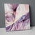 Abstraktes Fraktal Lila Rosa Violett Nr. 3 Druck auf Leinwand