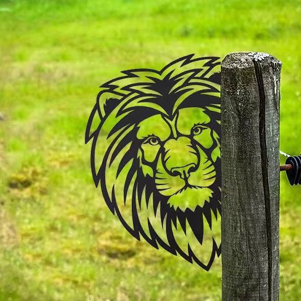 Outdoor Garten Bauernhof Spionierende Ziege Metall Kunstwerk Innen Deko | Karnz