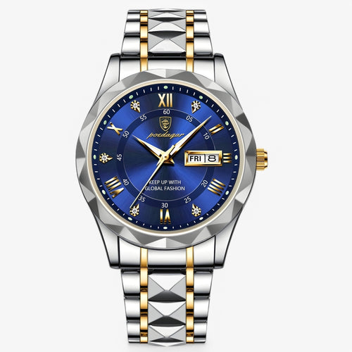 Herren Automatikuhr Klassisches Lederband 40mm | Karnz