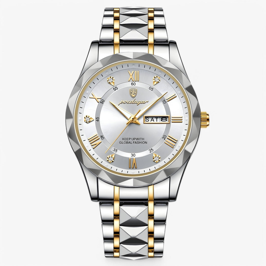 Herren Automatikuhr Klassisches Lederband 40mm | Karnz