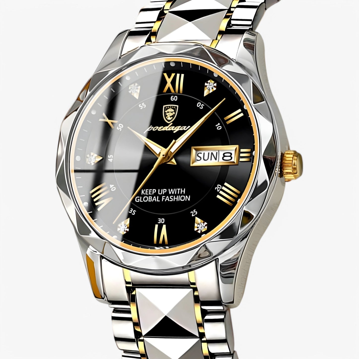 Herren Automatikuhr Klassisches Lederband 40mm | Karnz