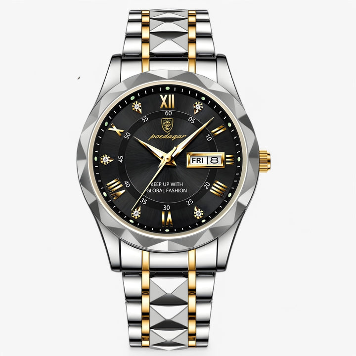 Herren Automatikuhr Klassisches Lederband 40mm | Karnz
