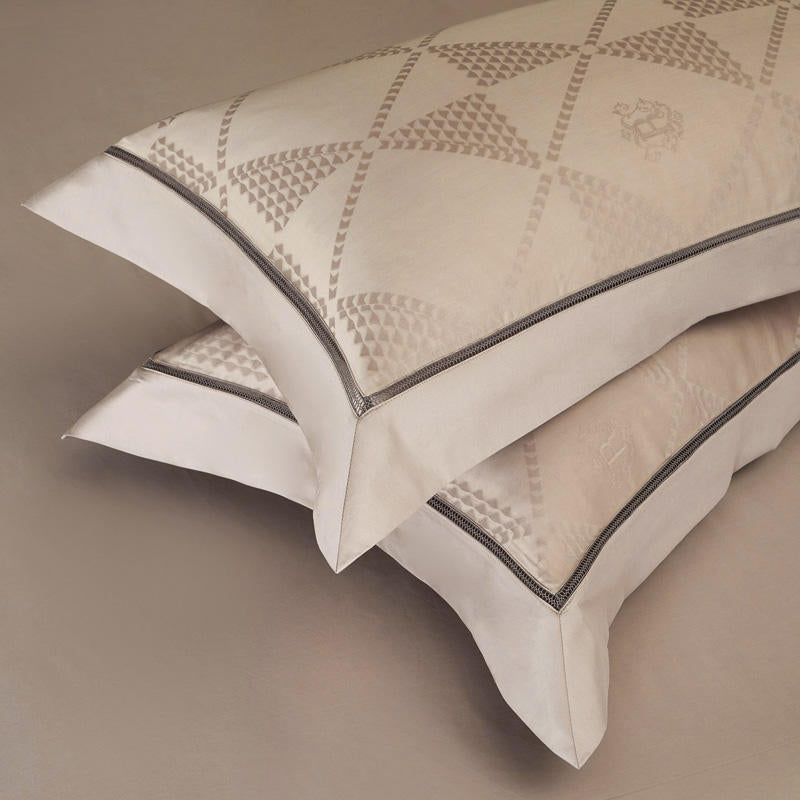 Lounge Bettwäsche Set – 1000 TC ägyptische Baumwolle mit Art Deco Design | Karnz