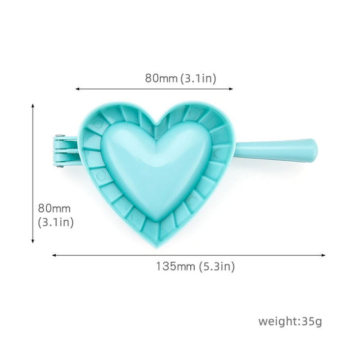 Love Shape Dumpling Mold Plastic Mold Large Kitchen Accessories | Karnz
