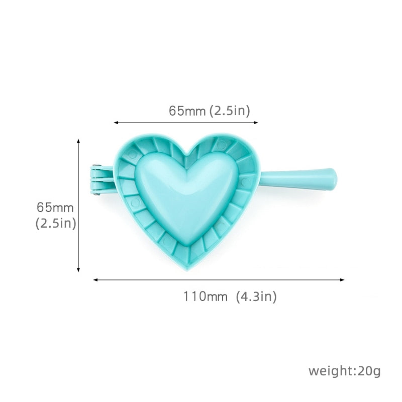 Love Shape Dumpling Mold Plastic Mold Large Kitchen Accessories | Karnz