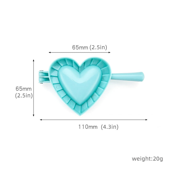 Love Shape Dumpling Mold Plastic Mold Large Kitchen Accessories | Karnz