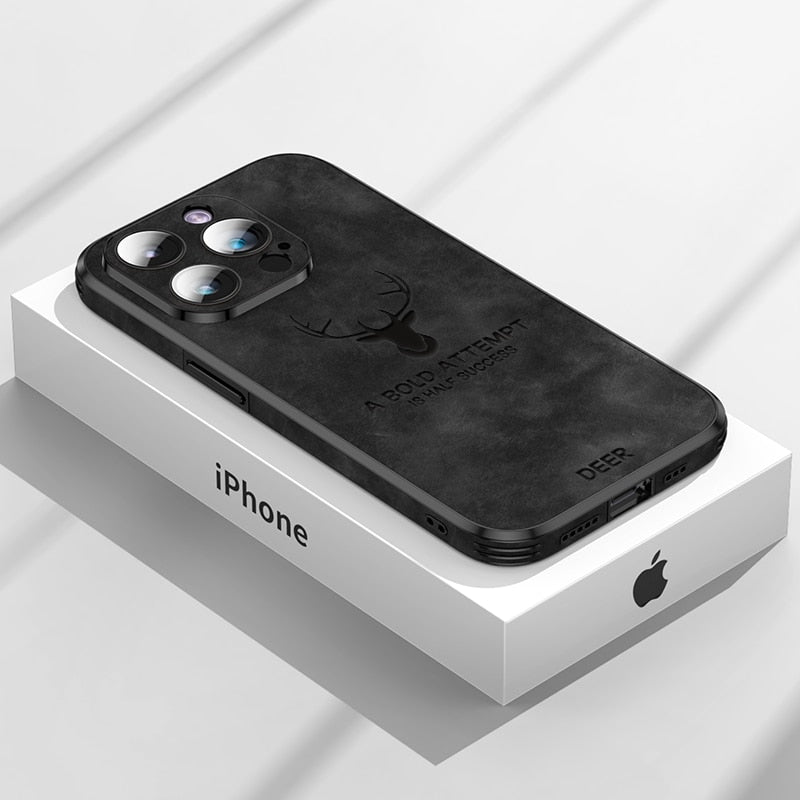 LUXIGUARD LEDER – Luxuriöse iPhone-Hülle mit Stoßschutz