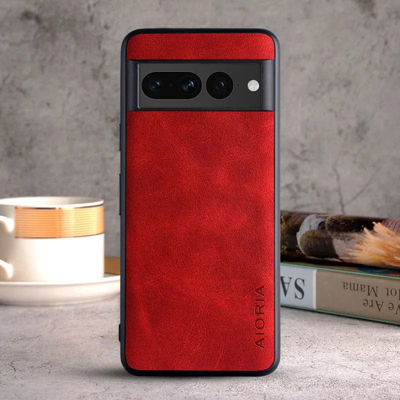 Luxuriöse Google Pixel 8/7/6-Hüllen aus Leder | Stoßfeste TPU-Schutz
