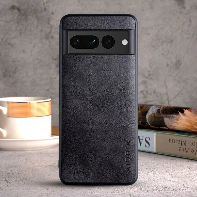 Luxuriöse Google Pixel 8/7/6-Hüllen aus Leder | Stoßfeste TPU-Schutz