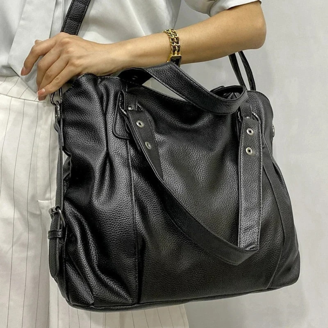 Luxuriöse Damen-Schultertasche aus Leder - EliteCarry