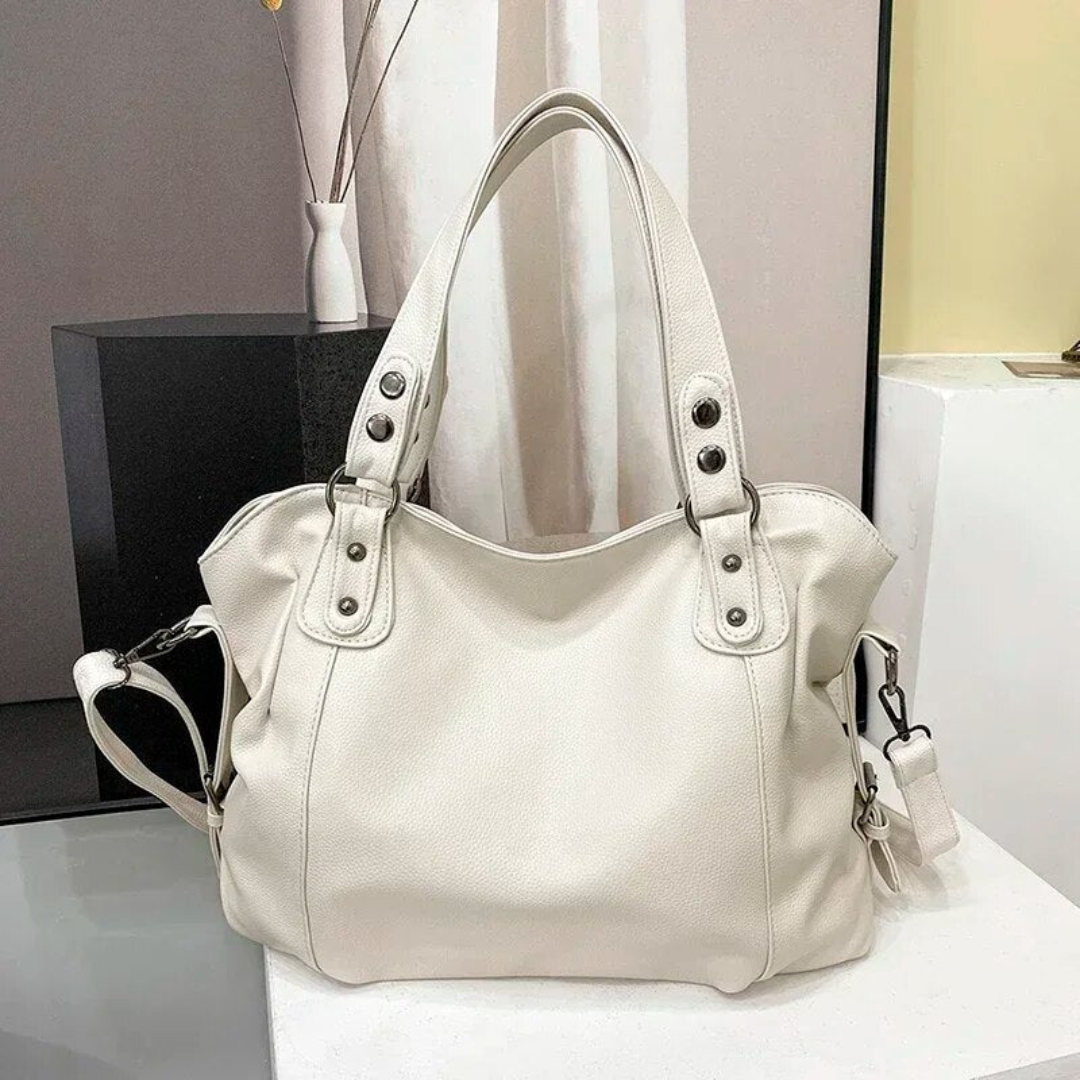 Luxuriöse Damen-Schultertasche aus Leder - EliteCarry