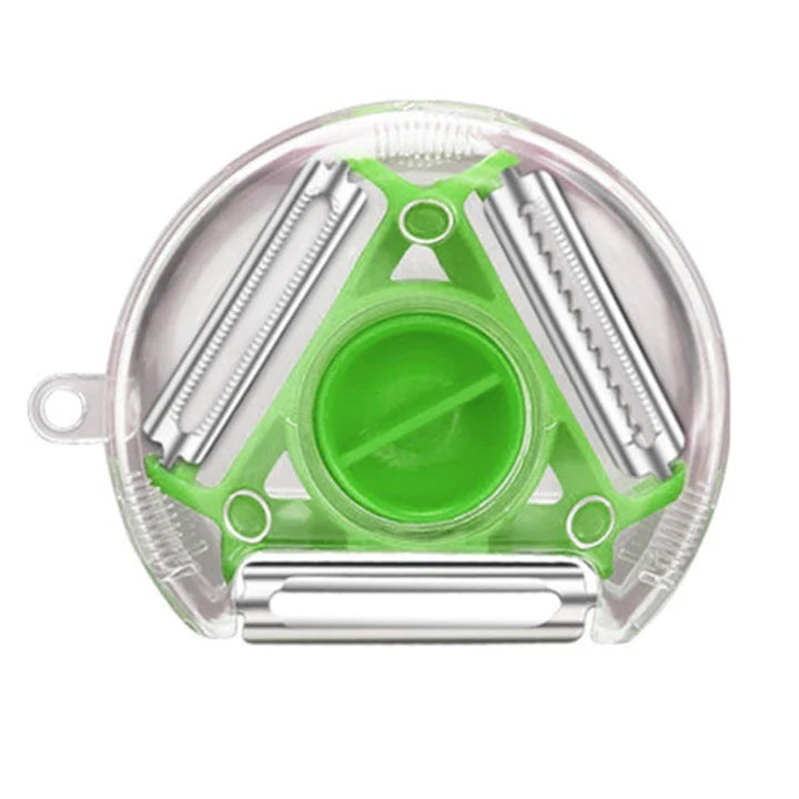 Magic Trio Edelstahl Klingen Schäler Schneider Raspel Julienne Cutter | Karnz
