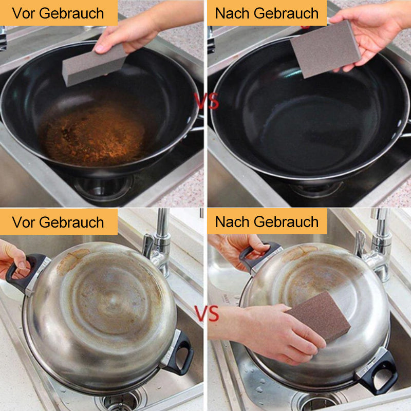 Magisches Küchenrostentfernungswerkzeug Schmirgelschwammbürste(5 Stück) | Karnz