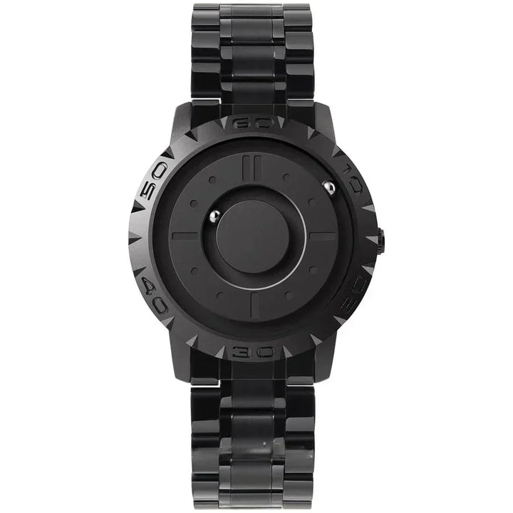 MagnetBall-Uhr – Futuristische Armbanduhr mit Magnetkugel