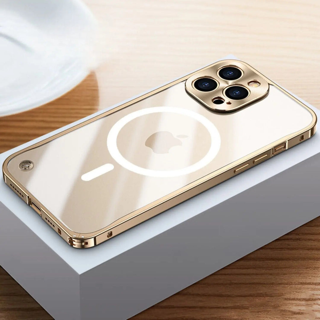 Metal Luxury MagSafe-Hülle für iPhone Pro Max - Slim und stilvolles Design mit maximalem Schutz