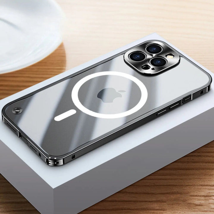 Metal Luxury MagSafe-Hülle für iPhone Pro Max - Slim und stilvolles Design mit maximalem Schutz