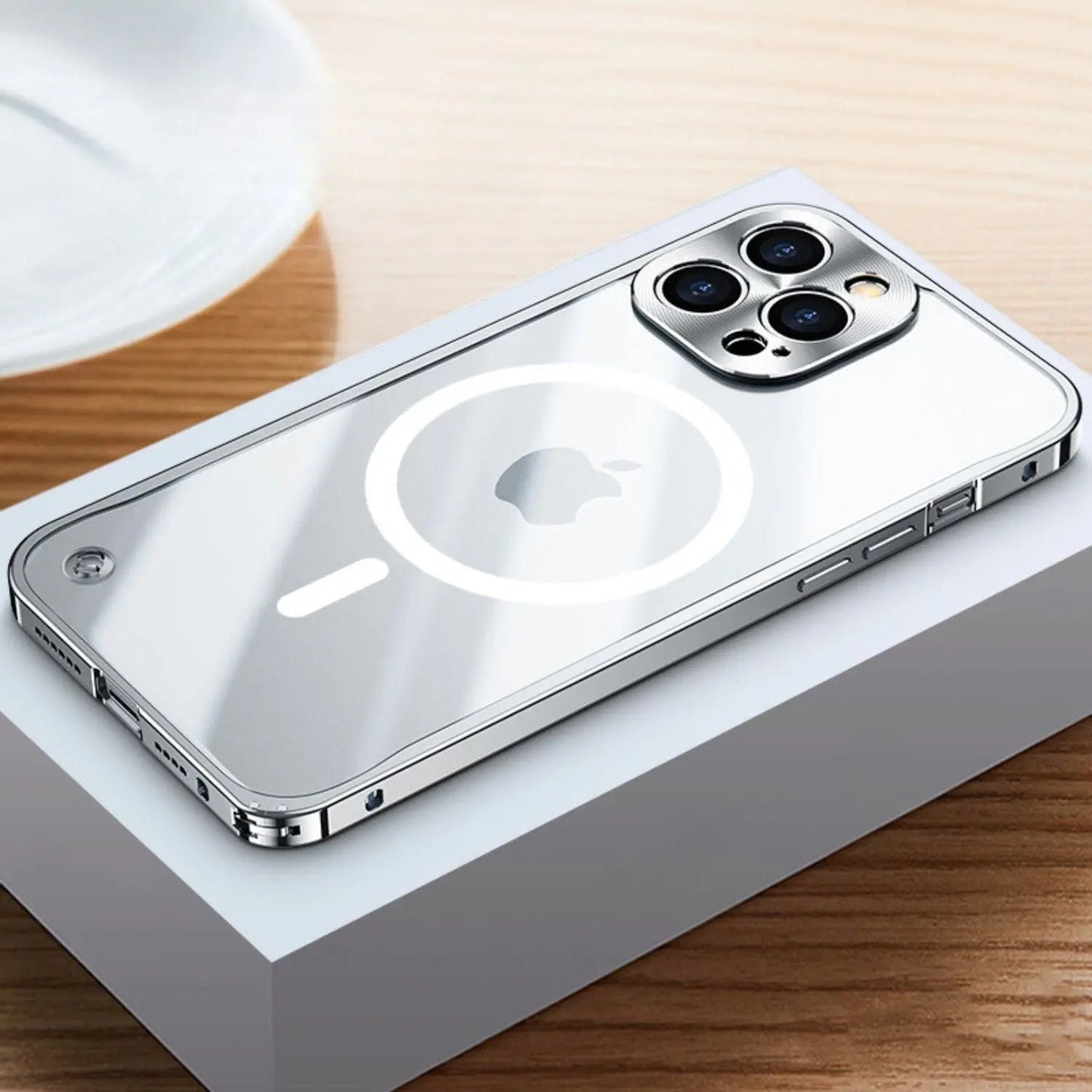 Metal Luxury MagSafe-Hülle für iPhone Pro Max - Slim und stilvolles Design mit maximalem Schutz