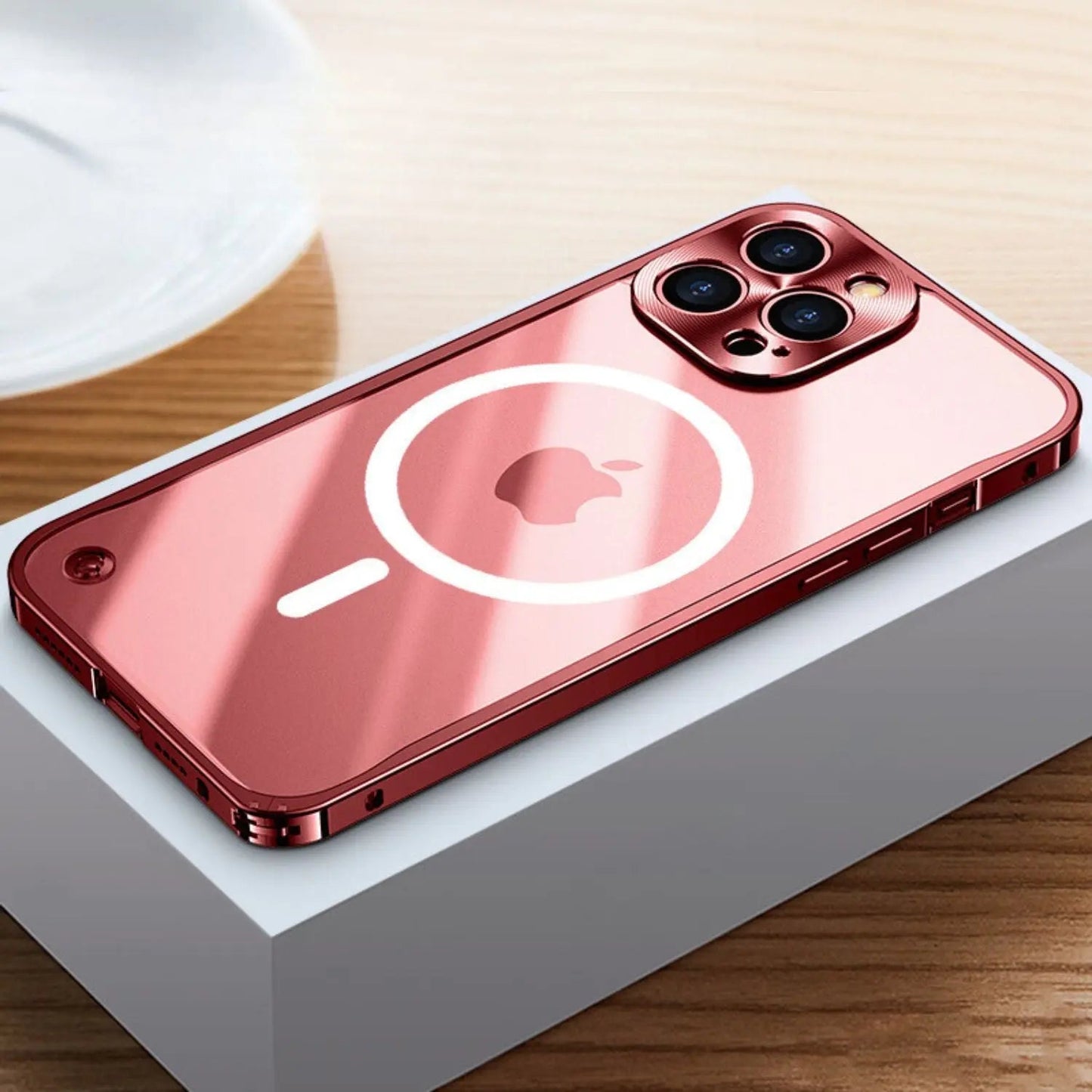 Metal Luxury MagSafe-Hülle für iPhone Pro Max - Slim und stilvolles Design mit maximalem Schutz