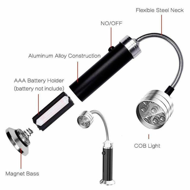 Magnetische Outdoor BBQ Grill Lichter Einstellbar Flexibel Led | Karnz