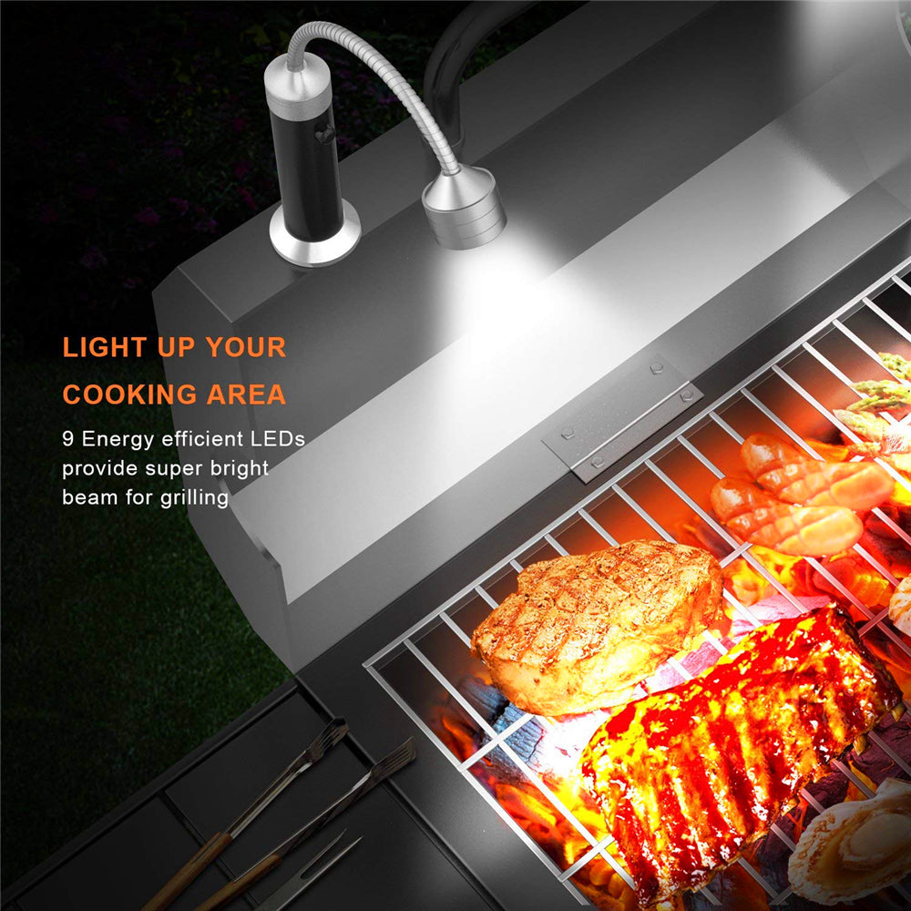Magnetische Outdoor BBQ Grill Lichter Einstellbar Flexibel Led | Karnz