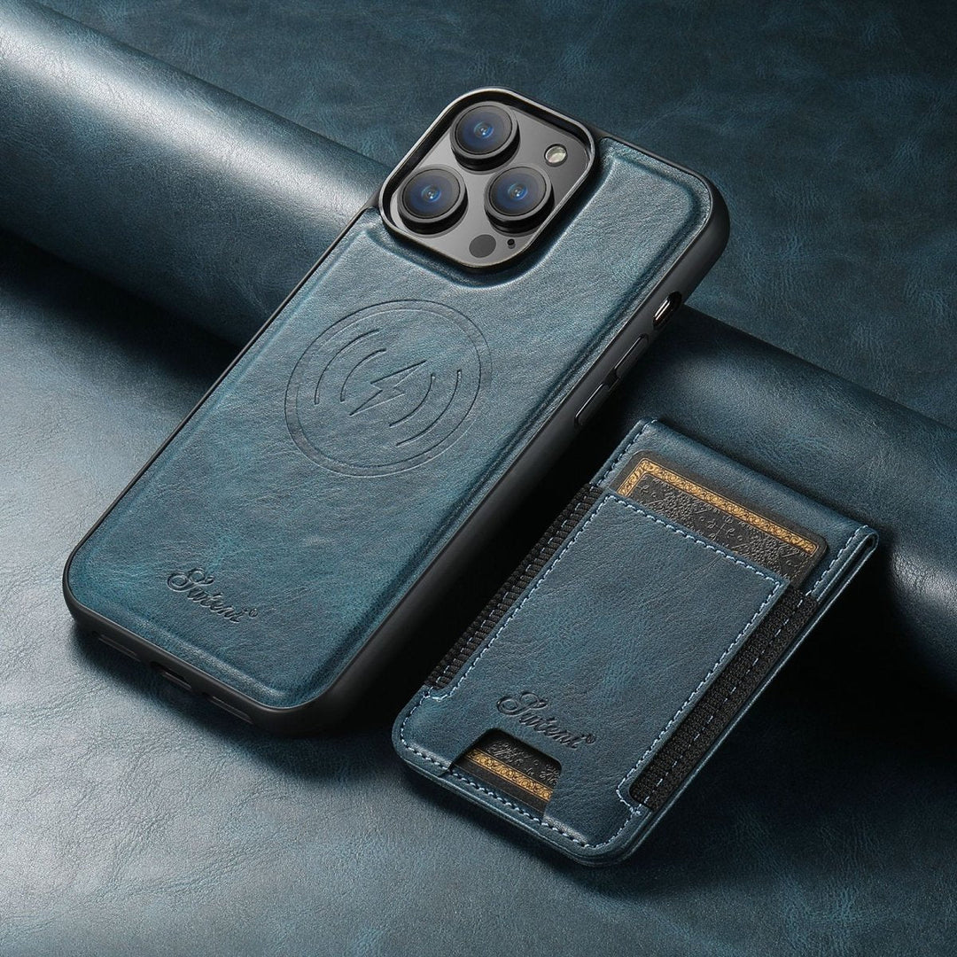 Magvibe Lederhülle – Premium-Smartphone-Schutz mit Kartenhalter und MagSafe