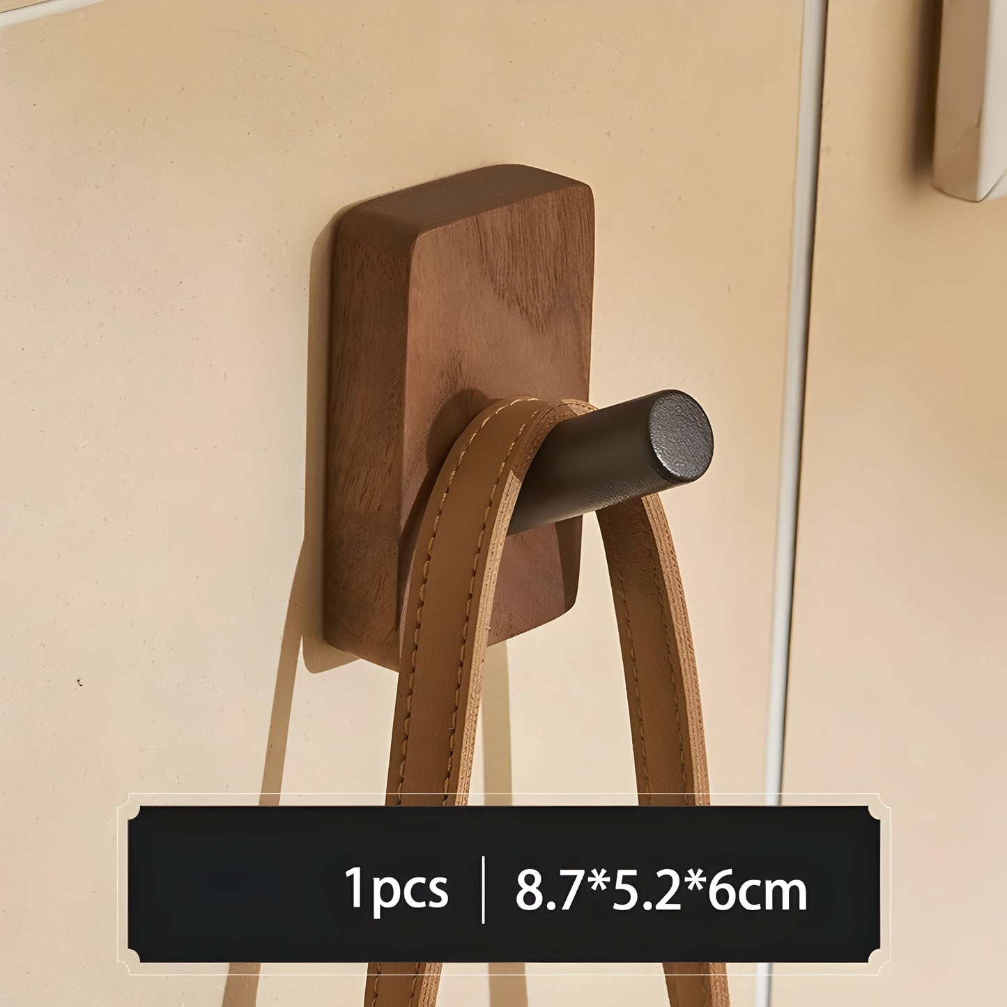 WoodenGrip Haken - Holz-Wandhaken im nordischen Stil | Karnz