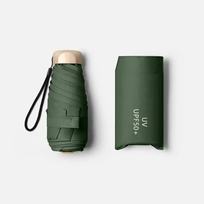 Faltbarer Mini Regenschirm Solara – Kompakt, UV-Schutz & winddicht | Karnz