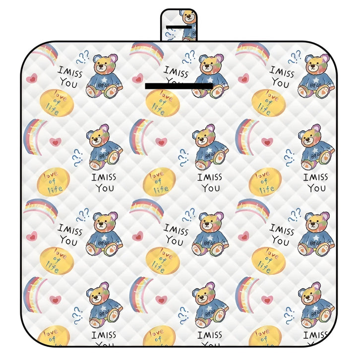 Karnz | Faltbare Baby-Spielmatte Wanderlino | Gepolstert & Wasserabweisend | Für Draussen & Zuhause | Inkl. Tragetasche