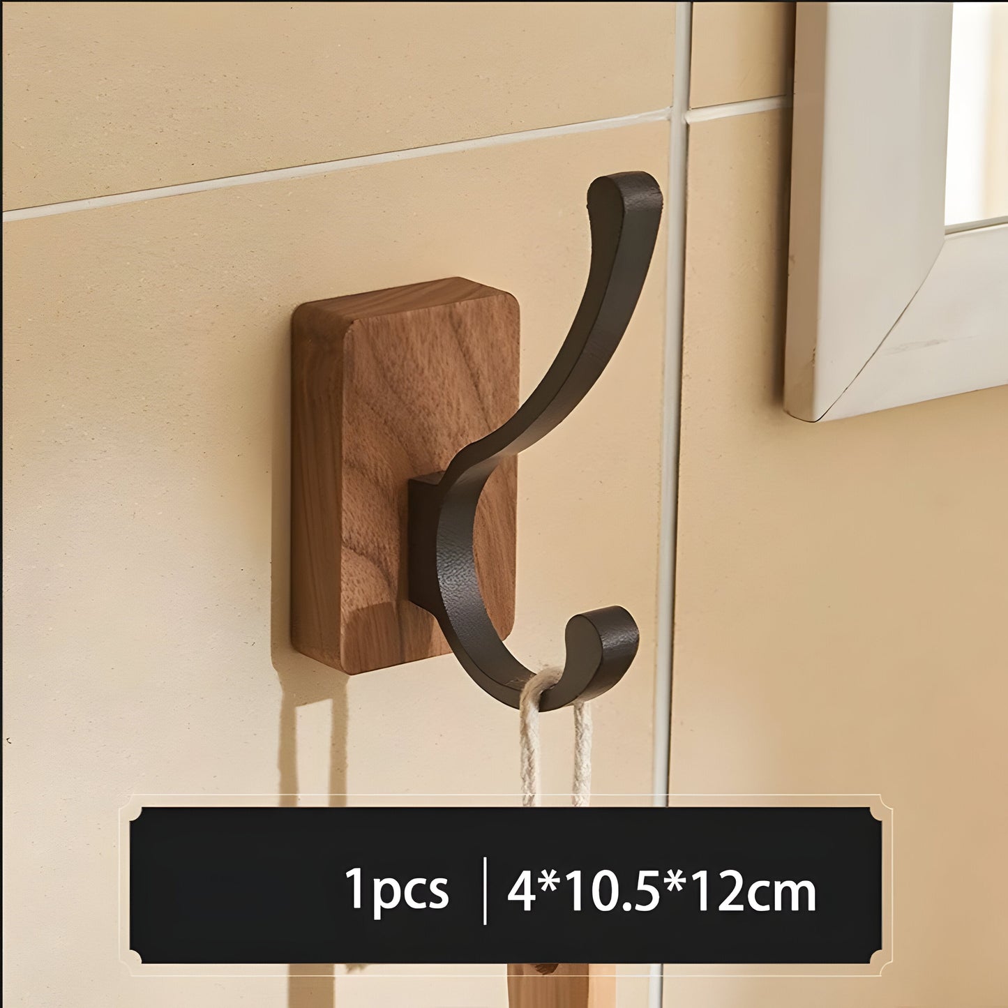 WoodenGrip Haken - Holz-Wandhaken im nordischen Stil | Karnz