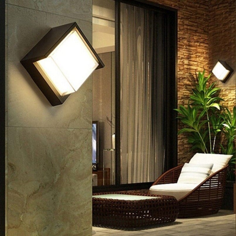 Bewegungsmelder Außen Wandlampe – Modernes Aluminium Design